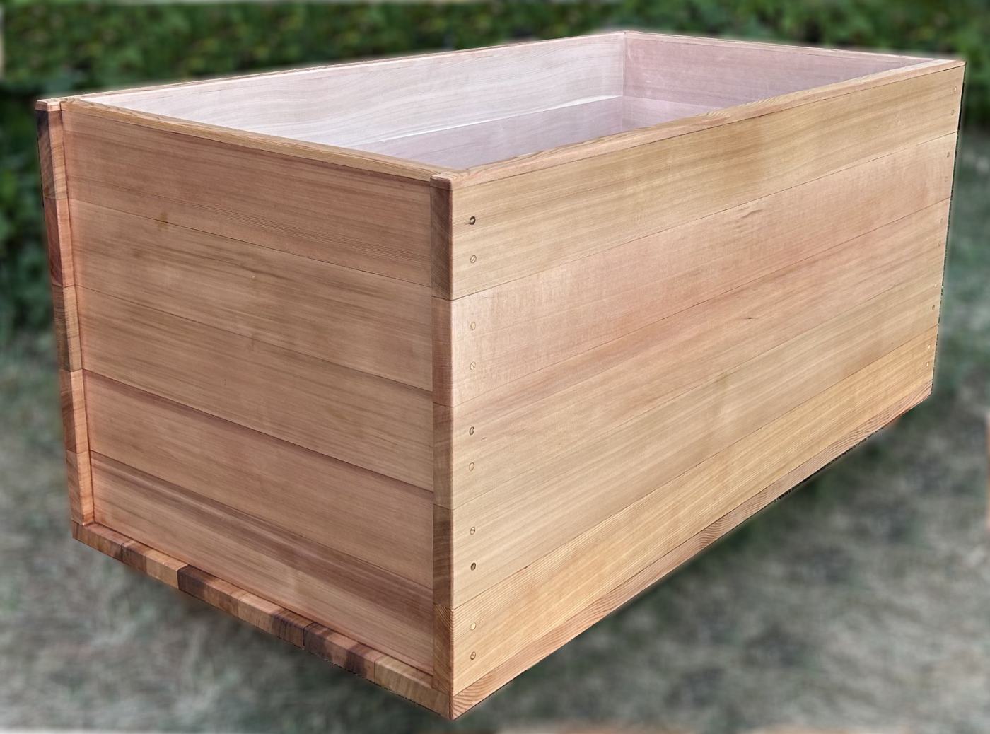 Traditional cedar ofuro soaking tub